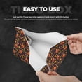 thumbnail image 3 of Fuzoiu Turkey Bird Print Tissue Box Cover, PU Leather Tissue Holder,Decorative Facial Paper Organizer for Bathroom Living Room Bedroom Countertop Office Desk Car Home, 3 of 7