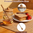 thumbnail image 2 of START MAKERS Clear Glass Honey Jar with Wooden Dipper & Lid – 15.22 oz Honey Pot, Mess-Free Dispenser for Syrup, Agave, Maple Syrup – Perfect Kitchen Gift for Tea Lovers & Hostesses, 2 of 8