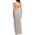 thumbnail image 2 of THE DESSY GROUP womens Alfred Sung Halter Metallic Pleated Gown, s, Gold, 2 of 3