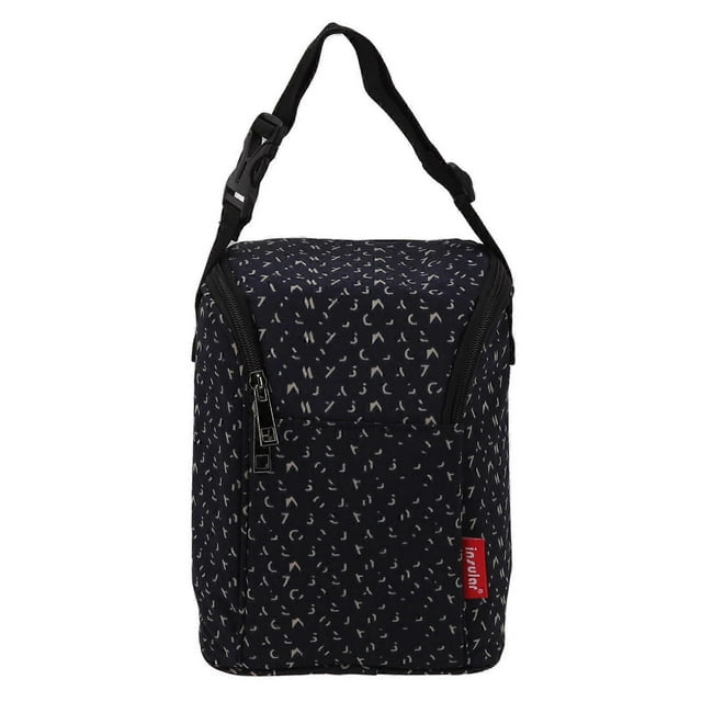Sac isotherme pour biberons, sac de rangement pour biberons, pochette fourre-tout isolante en nylon imperméable pour l'extérieur, bleu foncé