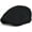 Black, variant on Men 100% Cotton Newsboy Cap Adjustable Flat Ivy Gatsby Driving Hat