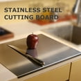 thumbnail image 4 of Stainless Steel Cutting Board for Kitchen - Large 304 Chopping Boards with Lid and Non-Slip Pad for Countertop, Suitable for Meat Vegetables Bread and Baking,Kitchen Accessories,, 4 of 10