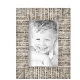 thumbnail image 2 of ArtToFrames 4" x 6" Vintage Code White Crackle Picture Frame, 4x6 inch Silver Wood Poster Frame (WOM-5250),  Pack, 2 of 7