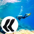 thumbnail image 1 of Accesorios no lisos de buceo Neopreno de 3 mm para navegar en la playa deportes de agua M, 1 of 8