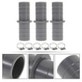Hose 3 Sets Water Line Adapter Stainless Clamps Extension Reducer