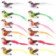 thumbnail image 1 of 12 piezas de animales artificiales artesanías juguetes vívidos divertidos moldes decoraciones FRCOLOR Hogar9697031, 1 of 7