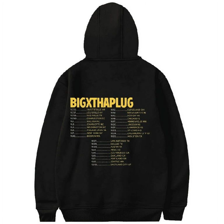 BigXthaPlug World Tour Hoodie Sweatshirt Streetwear Women
