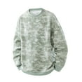 thumbnail image 1 of Blusas y camisas de manga larga con cuello redondo para hombre, sudadera deportiva de manga larga de color liso a la moda con bolsillo, top de poliéster para hombre, 1 of 2