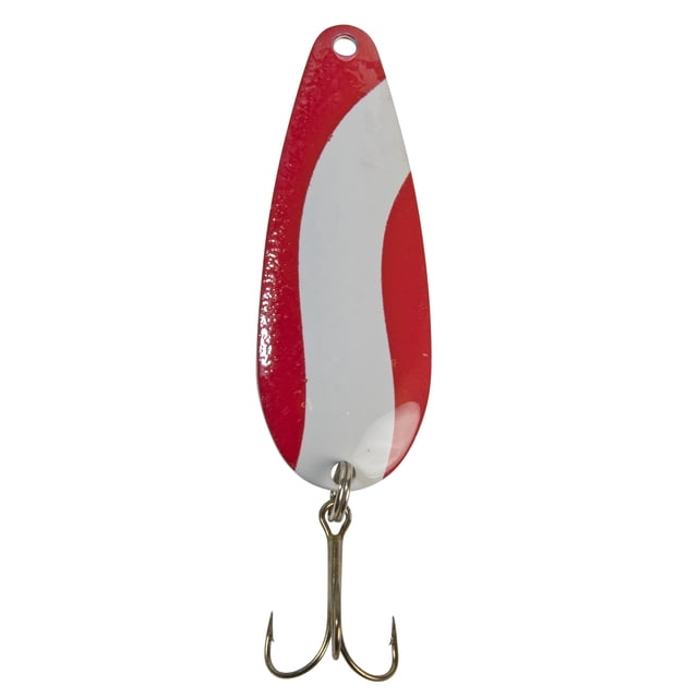 Lucky Strike Baitworks Devil Bait Spoon - 2.5", 2/5oz, Red/White - 1 pack
