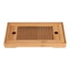 thumbnail image 2 of Bandeja De Té De Bambú 10.6 Pulgadas Tee Tablett Holz Pequeña Mesa China Gongfu Que Sirve Para La Oficina En El Hogar Casa De Té De Regalo Servir Comida Café O Con, 2 of 7