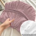 thumbnail image 4 of King Size Fitted Sheet Set - Nude Pink 3 Piece Bedding Sets 16" Deep Pocket Fitted Sheet with 2 Pillowcases, Farmhouse Burlap Solid Pink Color Modern Linen Texture Brushed Microfiber Bed Sheets, 4 of 9