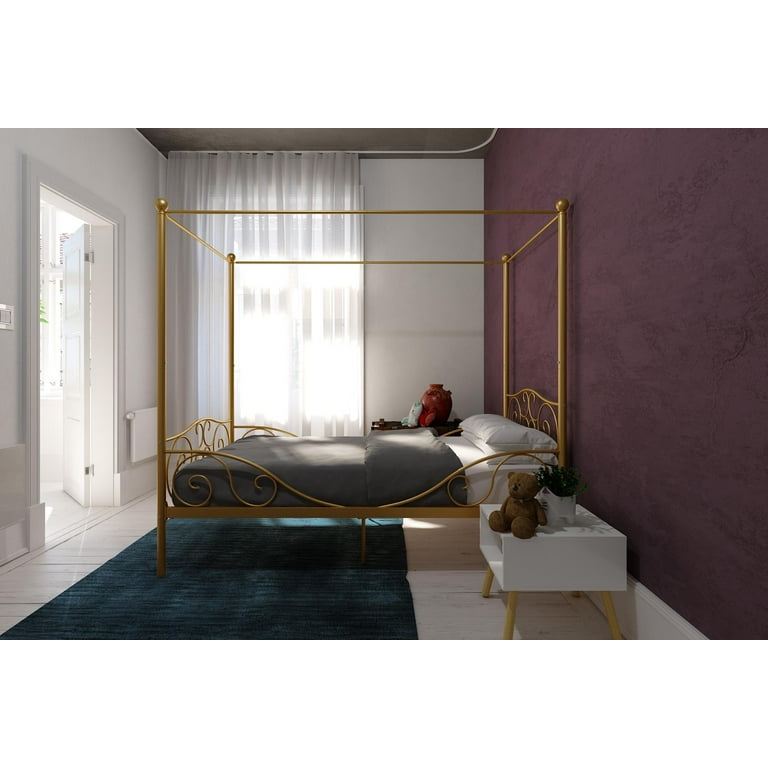 Dhp canopy metal bed deals