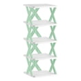 thumbnail image 4 of Foldable Shoe Rack Shoe Organizer Multi-Tier Rack Shoe Rack Shoe Rack for Living Green 5Layer 66cm, 4 of 9
