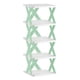 thumbnail image 4 of Zapatero plegable, organizador de zapatos, armario para zapatos, portátil, ligero y resistente. Verde 5 capas 66cm, 4 of 9