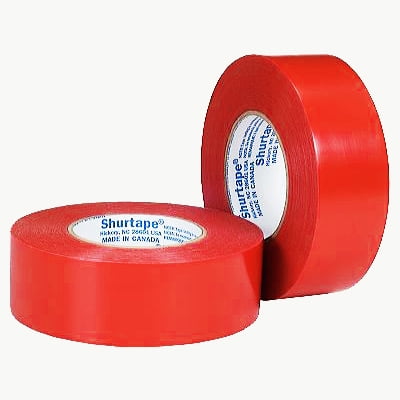 Shurtape PE-555 Premium Polyethylene Film Tape: 2 in x 60 yds. (Red)