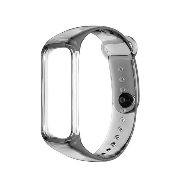 Inteprter Correa de reloj de repuesto compatible con Fit2 Soft Clear TPU Color Wristband Electrónica Numero 3