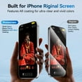 thumbnail image 2 of Protescreen Screen Protector for iPhone 17 Air 6.6 inch, 9H Tempered Glass, Anti Glare & Anti Reflection, Anti Blue Light, HD Clear, Bubble-Free Install, 2 of 10