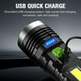 thumbnail image 3 of TEYJRY Rechargeable Solar LED Flashlight, 60000 Lumens, 4 Modes, Fast Charging, Battery Display, IPX5 Waterproof, 3 of 9