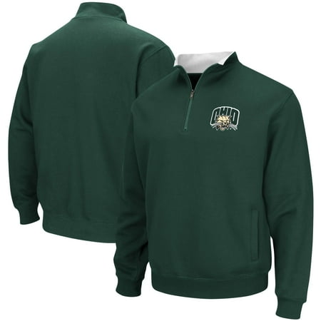Men s Colosseum Green Ohio Bobcats Tortugas Logo Quarter-Zip Jacket