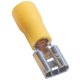 thumbnail image 2 of 300Pcs 24A con Aislamiento 12-10AWG Conectores de Cable de Crimpado de Terminal de Pala Hembra Amarillo, 2 of 5