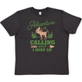 thumbnail image 3 of Inktastic Vintage Adventure is Calling and I Must Go with Moose Youth T-Shirt, 3 of 5