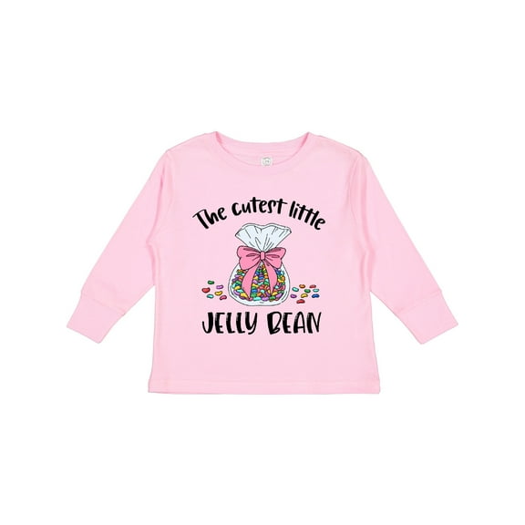 Inktastic The Cutest Little Jelly Bean Boys or Girls Long Sleeve Toddler T-Shirt