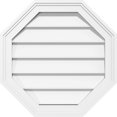 thumbnail image 1 of Ekena Millwork GVPOC14X1402SN Octagonal Surface Mount PVC Gable Vent, 14"W x 14"H, Factory Primed White, 1 of 4