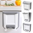 thumbnail image 1 of Cubo de basura colgante para cocina con almacenamiento de bolsas de basura, cubo de basura grande plegable y simple para humanos, cubo de basura plegable para dormitorio, baño, oficina,, 1 of 7