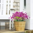 thumbnail image 2 of 12 Bundles Artificial Flowers Outdoor UV Resistant Fake Flowers No Fade Faux Plants Garden Porch Window Box Decorating, 2 of 9