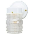 Westinghouse Lighting 6687800 White Jelly Jar Design Light Fixture