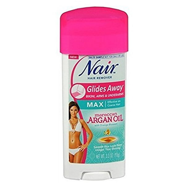 Nair Hair Remover Glides Away Nourish With Argan Oil 3.3 Ounce (97ml