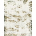 thumbnail image 1 of Ahgly Company Machine Washable Indoor Rectangle Abstract Tan Brown Area Rugs, 7' x 10', 1 of 7