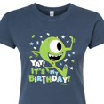 thumbnail image 3 of Disney Monsters Inc - Mike Yay It's My Birthday - Juniors Fitted Graphic T-Shirt, 3 of 5