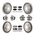 thumbnail image 1 of Transit Auto Front Rear Hub Bearings Assembly Coated Disc Brake Rotors and Semi-Metallic Pads Kit (10Pc) for Car 2016-2023 Mazda CX-9 AWD - Left Right Side (Driver Passenger) KBB-133052, 1 of 11
