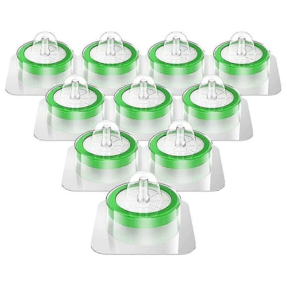 Sterile Syringe Filter PES 10 Pack, 0.22Um Pore Size, 33Mm Membrane Diameter, Hydrophilic Filtration High Throughput
