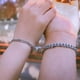 thumbnail image 1 of 2-Pack Magnet Couple Bracelet Couple Silver Heart Pendant Bracelet, 1 of 4