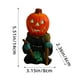thumbnail image 3 of Adorno de mesa con luces LED de Halloween, cabeza de calabaza pequeña brillante, fantasma de resina, decoración de jardín, 3 of 6