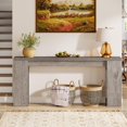 thumbnail image 4 of Tribesigns 70.9" Extra Long Console Table, Wood Sofa Table Behind Couch for Living Room, Gray, 4 of 5