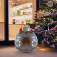 thumbnail image 4 of Gnmfd 60" Inflatable Christmas Ball Outdoor Decoration PVC Holiday Ornament for Yard Garden Mall Courtyard, Wind-Resistant Festive Party Hanging Decor, Easy Storage Seasonal Display, 4 of 5