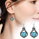 thumbnail image 2 of Vintage Pendientes de Turquesa para Adolescentes Minimalista Cuff Piercing Studs Pendientes de moda, 2 of 8