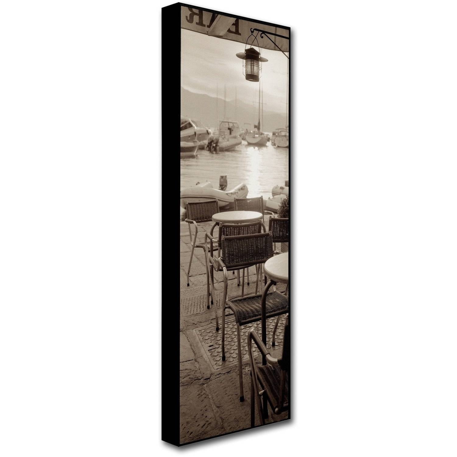 Trademark Fine Art "Portofino Caffe I" Canvas Art by Alan Blaustein