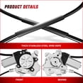 thumbnail image 7 of Nilight Window Regulator/Motor Front Driver Side Compatible with Nissan Frontier 2005 2006 2007 2008 2009 2010 2011 2012 2013 2014 2015 only use Connector 2 Pins, 7 of 7