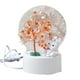 thumbnail image 1 of Árbol de cristal natural con conejo, luz nocturna, lámpara de mesa LED hecha a mano para el hogar, 1 of 6