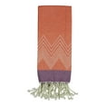 thumbnail image 4 of Peach & Oak Single Kitchen Towel, Coral Chevron Pattern, 4 of 5