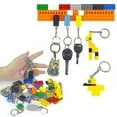 thumbnail image 4 of Diy Building Blocks Key Chain Hanging Ring Bricks Accessories Keychain Creative Brick Kits Compatible All Brands Toys, 4 of 5