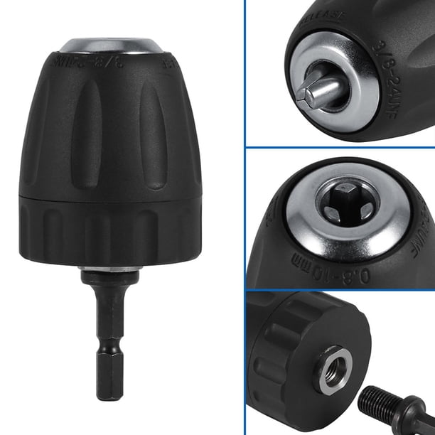 Adaptador de convertidor de mandril de taladro universal Herramienta de conversión de vástago hexagonal Material de acero Interfaz roscada Macarena Convertidor de portabrocas