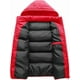 thumbnail image 4 of Chaleco acolchado de invierno para hombre con capucha extraíble para exteriores, 4 of 5