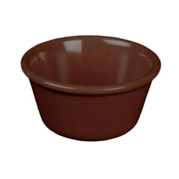 Thunder Group ML536C1 2.5 Oz 2.8 Inch Smooth Melamine Round Chocolate Ramekin, DZ