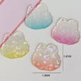 thumbnail image 2 of Youkk 4PCS Keychain Gradient Glitter Portable Key Ring Transparent Heart Shape Acrylic Holder Accessory Cellphone Making Gift 5x4.1x1 cm 5, 2 of 6