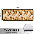 thumbnail image 5 of Kitchen Rugs Sets Of 2,Beige Sunflower Pattern Anti Fatigue Kitchen Mat Rugs Non Slip Washable,Decorative Kitchen Floor Mats for Kitchen,Sink,Laundry,17"x47"+17"x47", 5 of 5